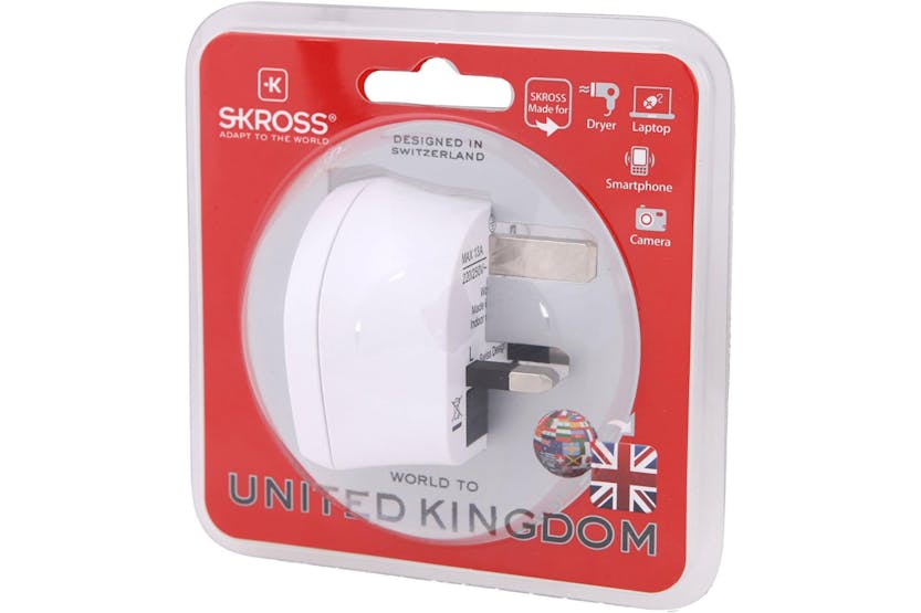 Skross World to UK Travel Adapter | 1.500225-E Skross World to UK Travel Adapter | 1.500225-E