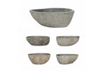 Vidaxl Basin River Stone Oval (37-46)x(29-36) Cm Vidaxl Basin River Stone Oval (37-46)x(29-36) Cm