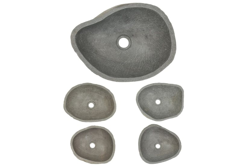 Vidaxl Basin River Stone Oval (37-46)x(29-36) Cm Vidaxl Basin River Stone Oval (37-46)x(29-36) Cm