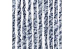 vidaXL Insect Curtain Blue, White And Silver 100x220cm Chenille vidaXL Insect Curtain Blue, White And Silver 100x220cm Chenille