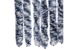vidaXL Insect Curtain Blue, White And Silver 100x220cm Chenille vidaXL Insect Curtain Blue, White And Silver 100x220cm Chenille