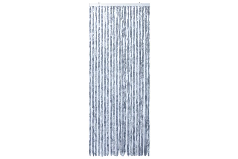 vidaXL Insect Curtain Silver 90x220cm Chenille vidaXL Insect Curtain Silver 90x220cm Chenille