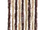 vidaXL Insect Curtain Beige And Light Brown 100x220cm Chenille vidaXL Insect Curtain Beige And Light Brown 100x220cm Chenille