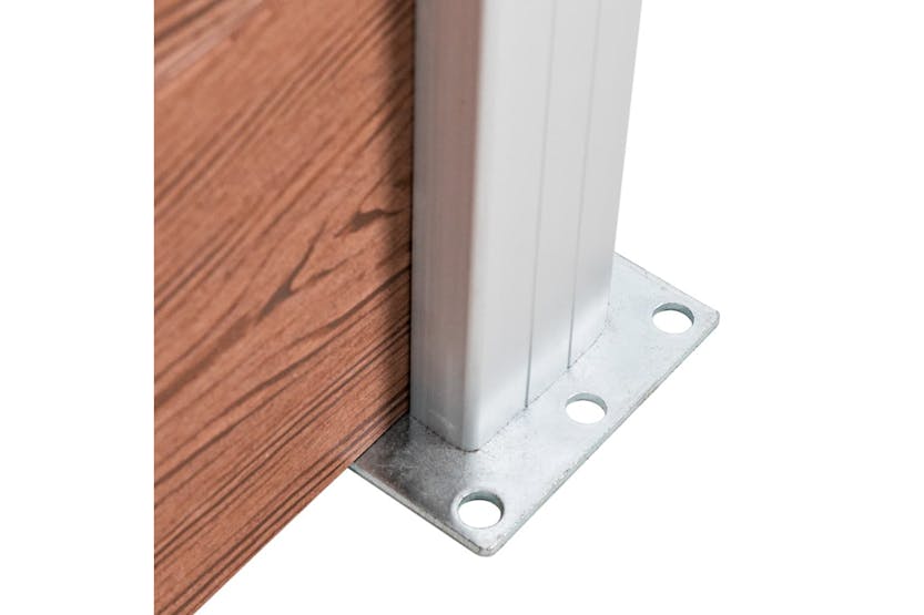 vidaXL Garden Fence Wpc 872x106cm Brown vidaXL Garden Fence Wpc 872x106cm Brown