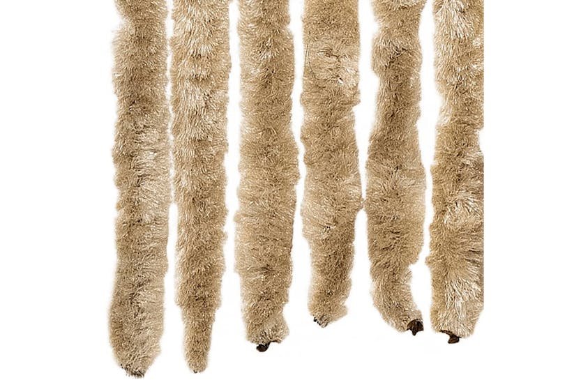 vidaXL Insect Curtain Beige 100x220cm Chenille vidaXL Insect Curtain Beige 100x220cm Chenille