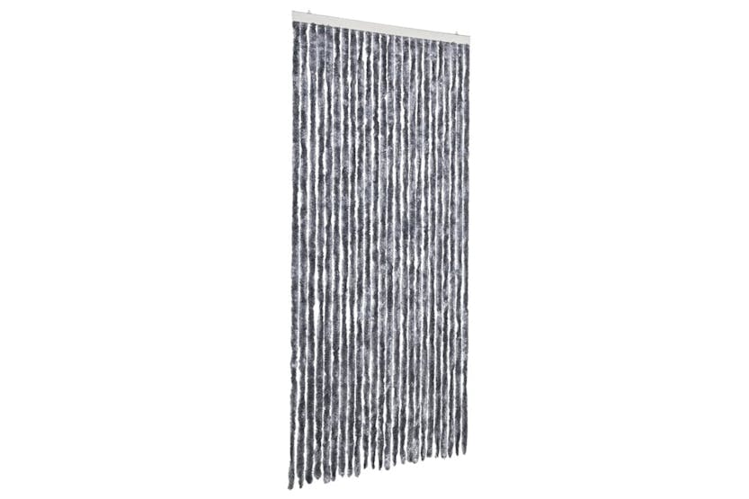 vidaXL Insect Curtain Silver 100x220cm Chenille vidaXL Insect Curtain Silver 100x220cm Chenille