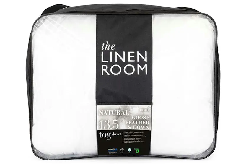 The Linen Room | Natural Goose Feather & Down 13.5 Tog Duvet | Double The Linen Room | Natural Goose Feather & Down 13.5 Tog Duvet | Double
