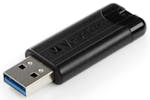 Verbatim PinStripe USB Drive | 128GB | Black Verbatim PinStripe USB Drive | 128GB | Black