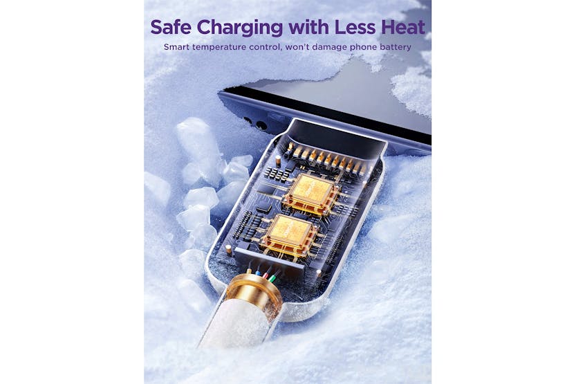 Joyroom USB-A to Type-C Fast Charging Data Cable | 1.2m | White Joyroom USB-A to Type-C Fast Charging Data Cable | 1.2m | White