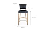 Pryce Bar Stool | Navy Pryce Bar Stool | Navy