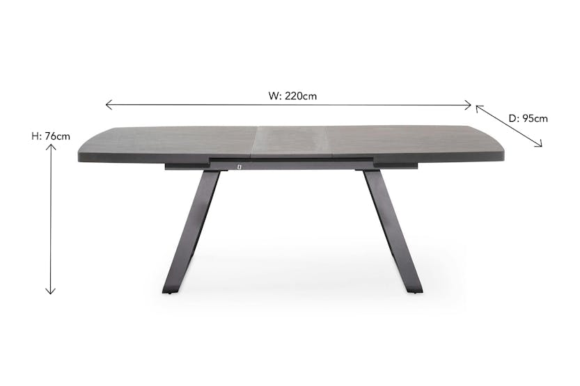 Bas Rectangular Extending Dining Table Bas Rectangular Extending Dining Table