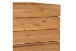 vidaXL Raised Bed 100x40x55cm Recycled Teak Wood And Steel vidaXL Raised Bed 100x40x55cm Recycled Teak Wood And Steel
