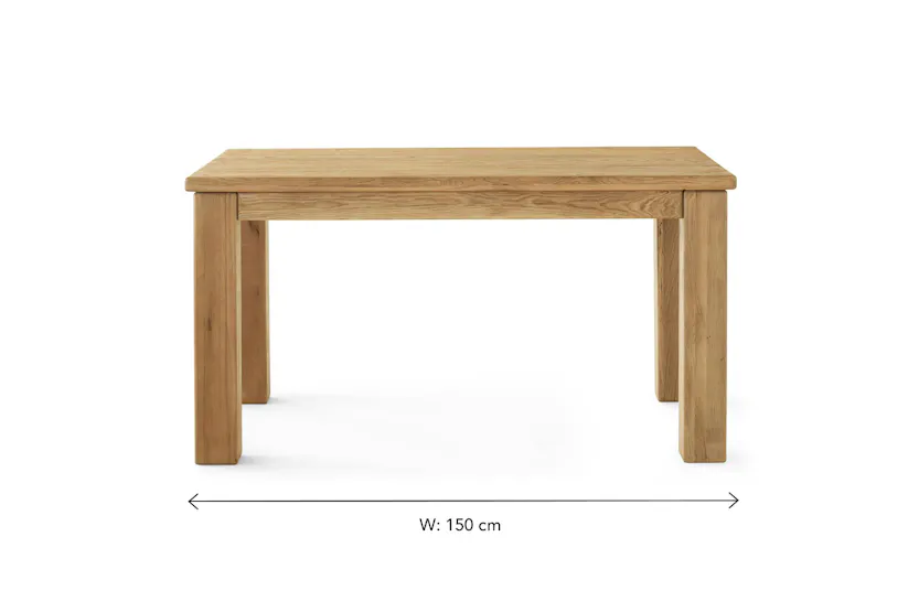 Hamilton Dining Table | 150 Cm | Natural Hamilton Dining Table | 150 Cm | Natural