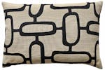 Abstract Chains Jacquard Cushion | Black/White | 40 x 60 cm Abstract Chains Jacquard Cushion | Black/White | 40 x 60 cm