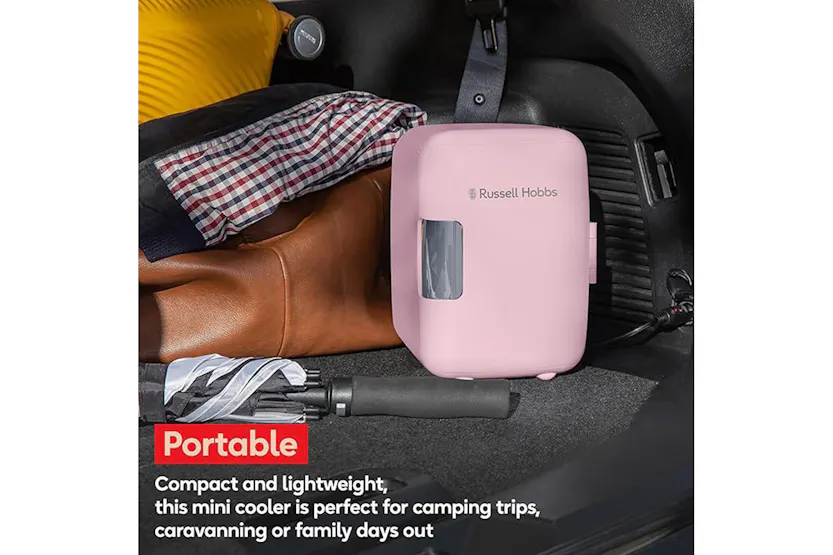 Russell Hobbs Mini Beauty Cooler | Pink | RH4CLR1001P Russell Hobbs Mini Beauty Cooler | Pink | RH4CLR1001P