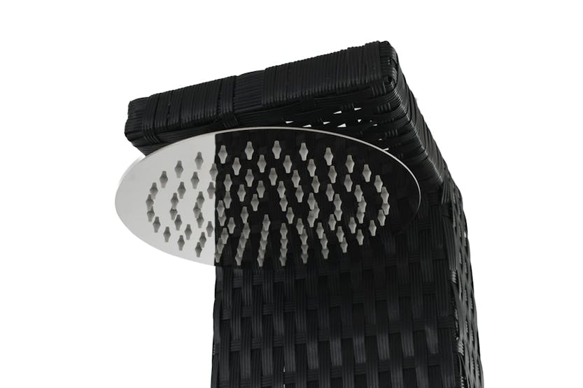 vidaXL Garden Shower Poly Rattan Wpc vidaXL Garden Shower Poly Rattan Wpc