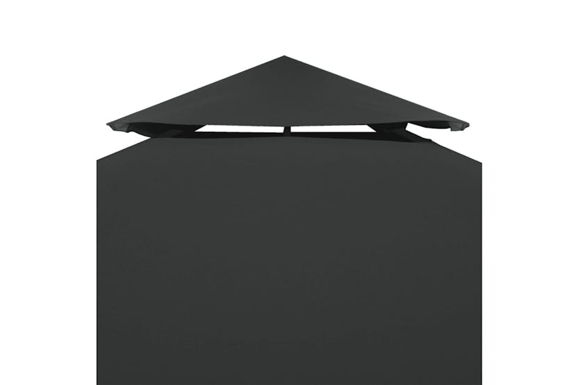 vidaXL Gazebo Cover Canopy Replacement 310 G / m² Dark Grey 3 X 3 M vidaXL Gazebo Cover Canopy Replacement 310 G / m² Dark Grey 3 X 3 M