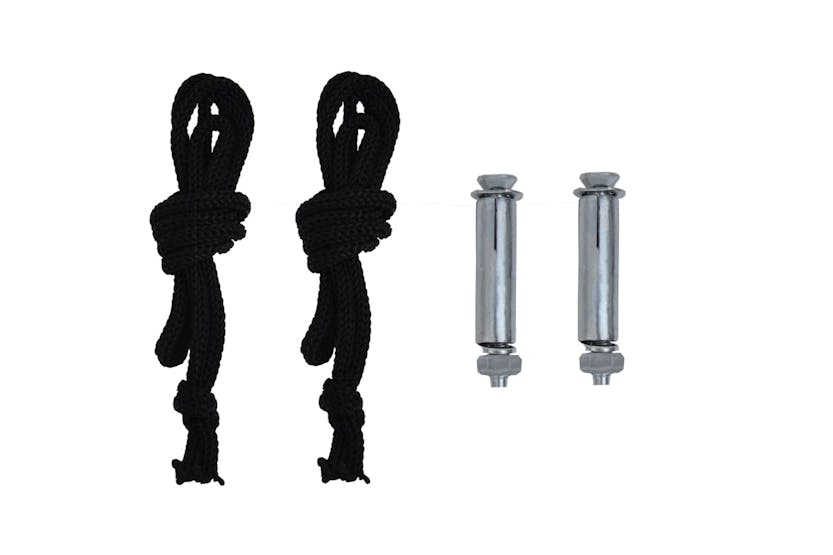 vidaXL Balcony Side Awning 122x250cm Black vidaXL Balcony Side Awning 122x250cm Black