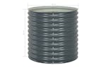 vidaXL Garden Raised Bed 80x80x81cm Galvanised Steel Grey vidaXL Garden Raised Bed 80x80x81cm Galvanised Steel Grey