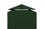 vidaXL Gazebo Cover Canopy Replacement 310 G / m² Green 3 X 3 M vidaXL Gazebo Cover Canopy Replacement 310 G / m² Green 3 X 3 M
