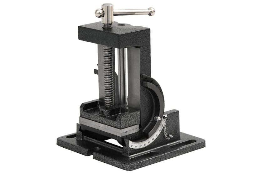 vidaXL Manually Operated Tilting Drill Press Vice 110mm vidaXL Manually Operated Tilting Drill Press Vice 110mm