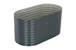 vidaXL Garden Raised Bed 160x80x81cm Galvanised Steel Grey vidaXL Garden Raised Bed 160x80x81cm Galvanised Steel Grey