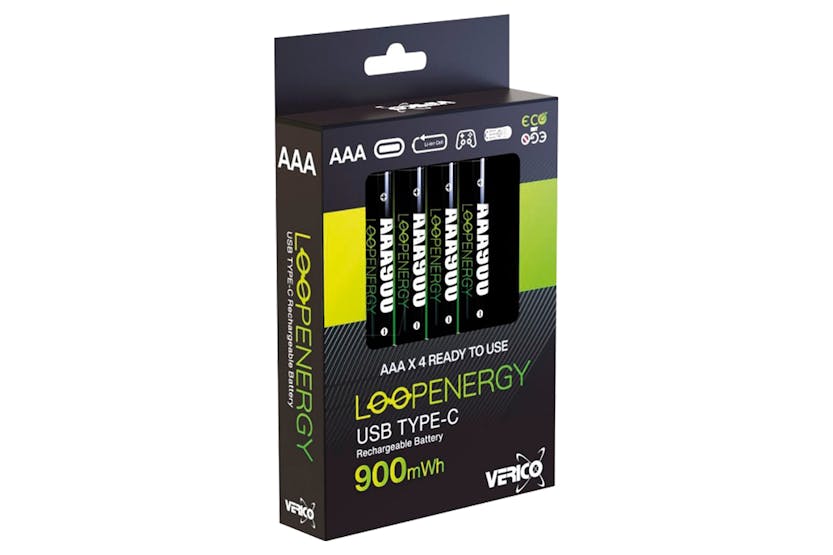 Verico LoopEnergy AAA Rechargeable Battery | 4 Pack Verico LoopEnergy AAA Rechargeable Battery | 4 Pack