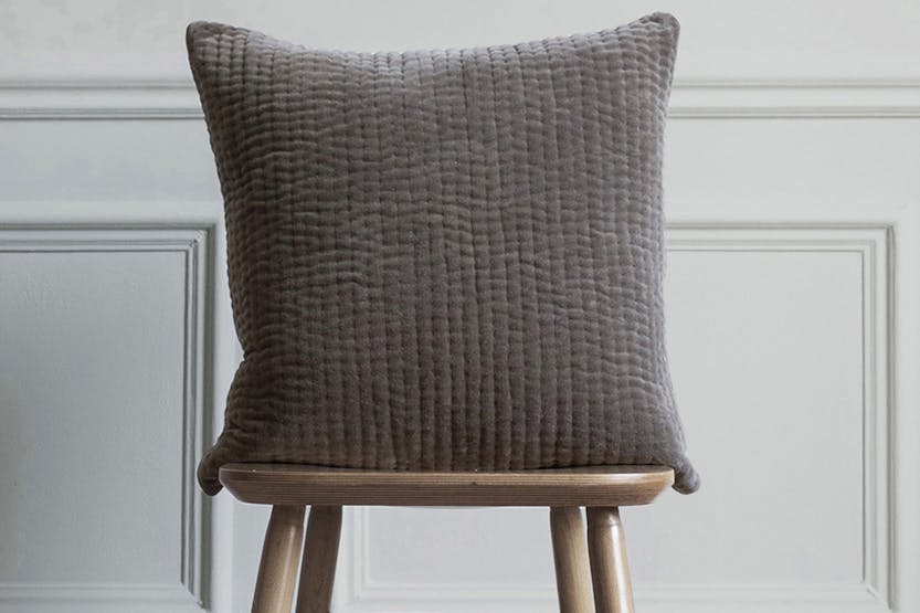 Haze Rich Feather Cushion | Iron | 50 x 50 cm Haze Rich Feather Cushion | Iron | 50 x 50 cm