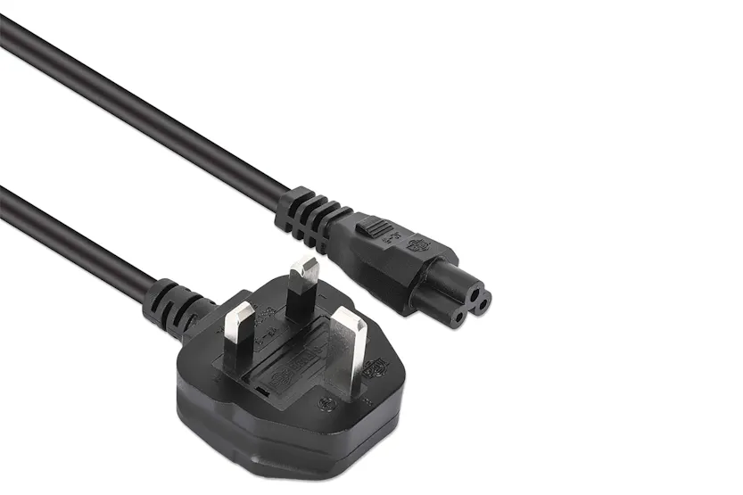 Manhattan 3-Pin UK Power Cable BS1363 to C5 Manhattan 3-Pin UK Power Cable BS1363 to C5