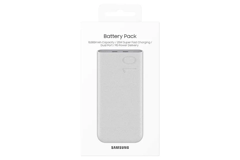 Samsung 10,000 mAh 25W Super Fast Charging Battery Pack | Beige Samsung 10,000 mAh 25W Super Fast Charging Battery Pack | Beige
