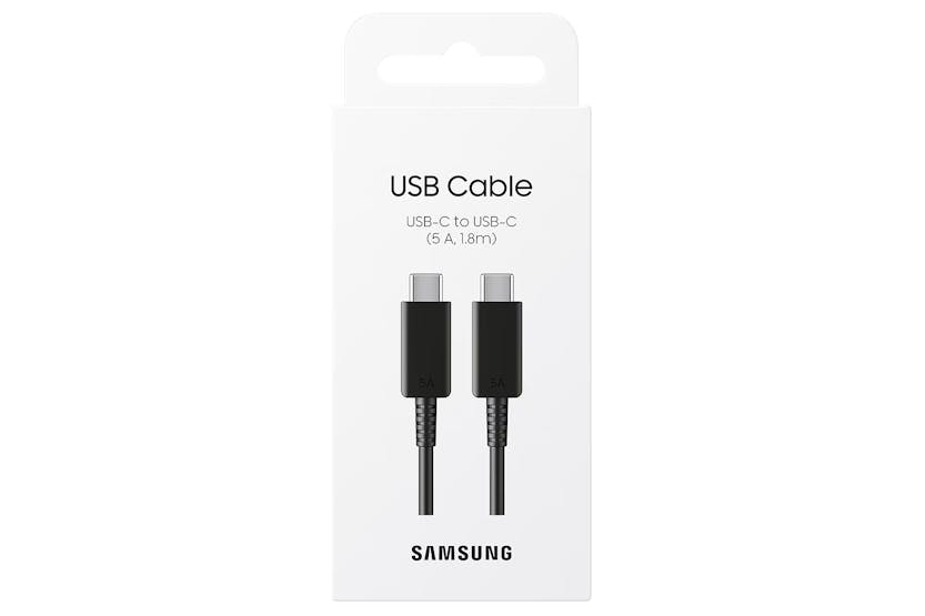 Samsung 5A USB-C to C Cable | 1.8m | Black Samsung 5A USB-C to C Cable | 1.8m | Black