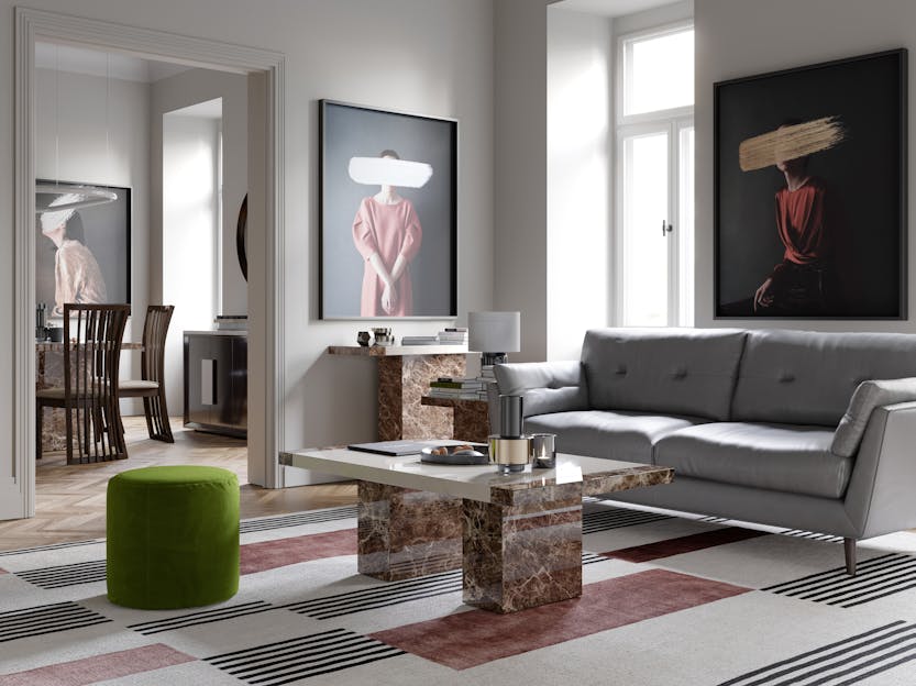 Mainz Console Table | Cream & Brown Mainz Console Table | Cream & Brown