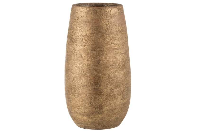 Ceramic Irregular Rough Vase | Gold | Large Ceramic Irregular Rough Vase | Gold | Large