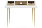 Dorel Yeovil Desk | Oak | White Dorel Yeovil Desk | Oak | White
