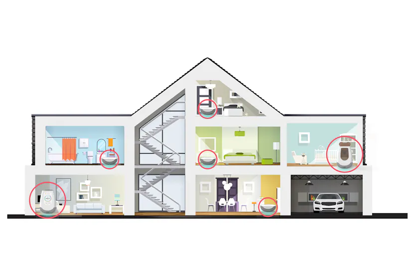 Nooku Air Quality Multi-Room Monitor Kit Nooku Air Quality Multi-Room Monitor Kit