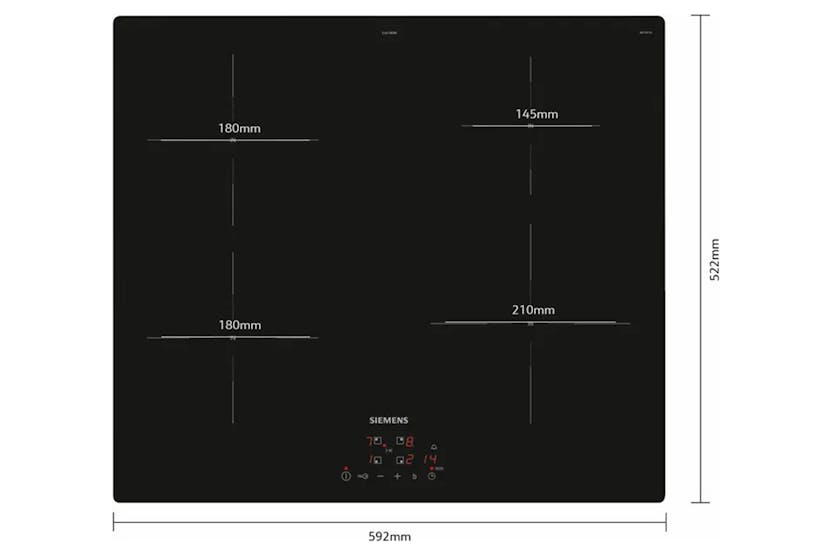 Siemens iQ100 60cm Induction Hob | EU611BEB5E Siemens iQ100 60cm Induction Hob | EU611BEB5E