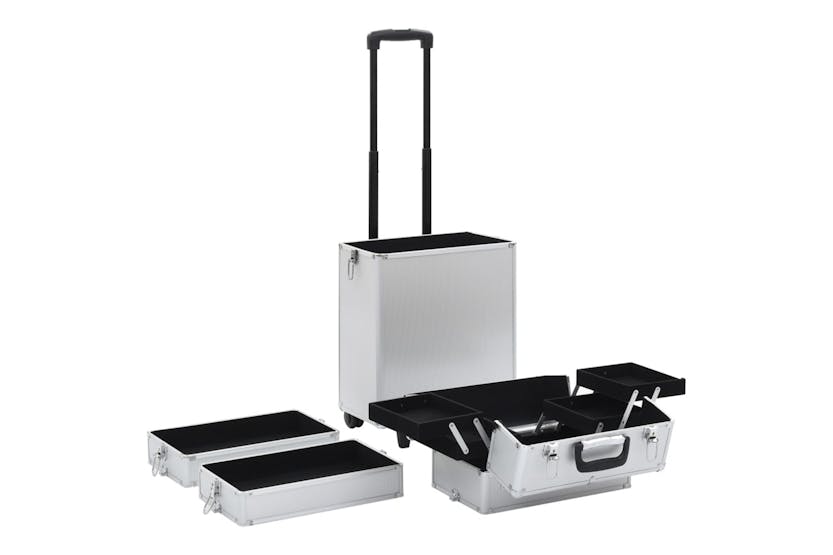 Vidaxl - 91814 Make-up Trolley Aluminium Silver Vidaxl - 91814 Make-up Trolley Aluminium Silver