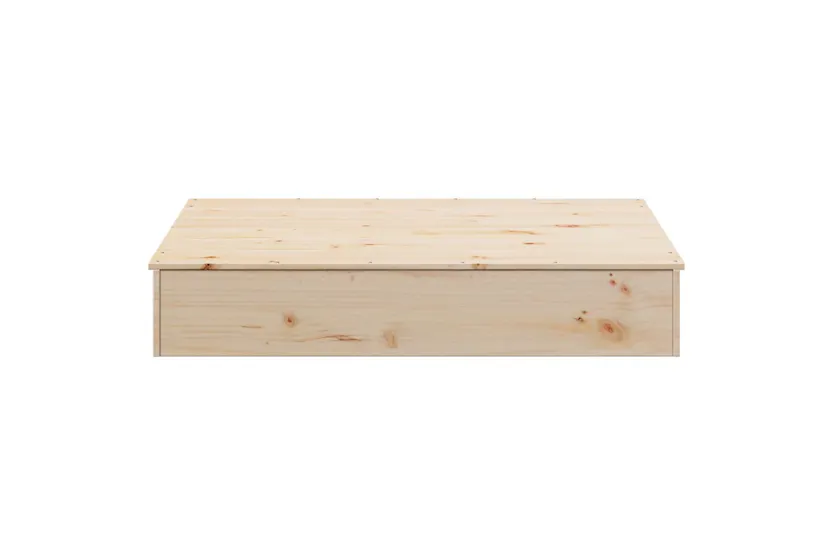 vidaXL 832606 Sandpit With Cover 111x111x19.5cm Solid Wood Pine vidaXL 832606 Sandpit With Cover 111x111x19.5cm Solid Wood Pine