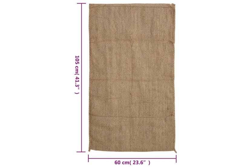 vidaXL 155783 Jute Sacks 5 Pcs 60x105cm 100% Jute 340 Gsm vidaXL 155783 Jute Sacks 5 Pcs 60x105cm 100% Jute 340 Gsm