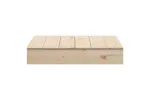 vidaXL 832606 Sandpit With Cover 111x111x19.5cm Solid Wood Pine vidaXL 832606 Sandpit With Cover 111x111x19.5cm Solid Wood Pine