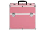 vidaXL 91834 Make-up Case 38x23x34cm Pink Aluminium vidaXL 91834 Make-up Case 38x23x34cm Pink Aluminium