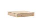 vidaXL 832606 Sandpit With Cover 111x111x19.5cm Solid Wood Pine vidaXL 832606 Sandpit With Cover 111x111x19.5cm Solid Wood Pine