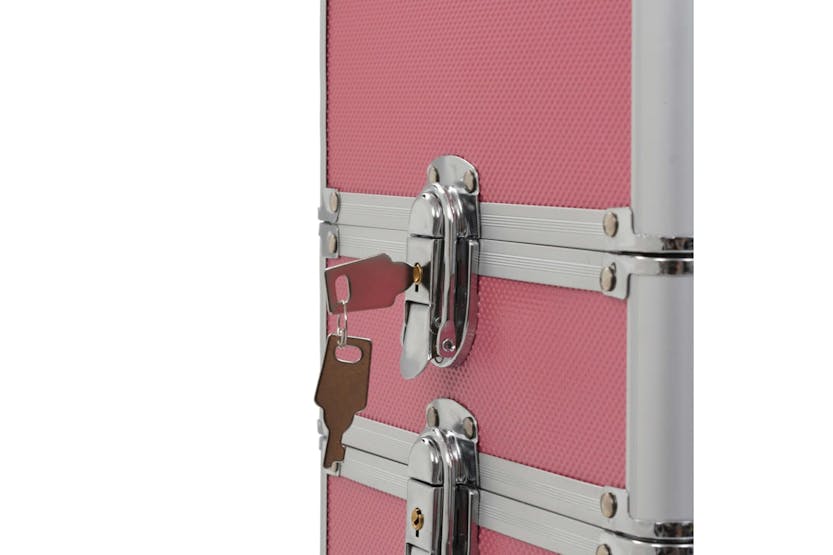 Vidaxl - 91816 Make-up Trolley Aluminium Pink Vidaxl - 91816 Make-up Trolley Aluminium Pink