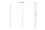 vidaXL 4004131 Retractable Pet Gate Black 82.5x125cm vidaXL 4004131 Retractable Pet Gate Black 82.5x125cm