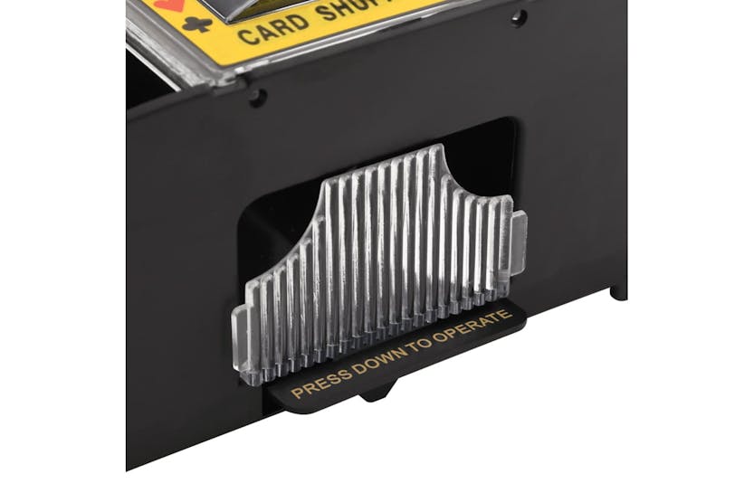 vidaXL 80419 Automatic Card Shuffler Black 2 Decks vidaXL 80419 Automatic Card Shuffler Black 2 Decks