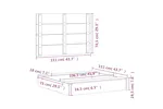 vidaXL 832606 Sandpit With Cover 111x111x19.5cm Solid Wood Pine vidaXL 832606 Sandpit With Cover 111x111x19.5cm Solid Wood Pine