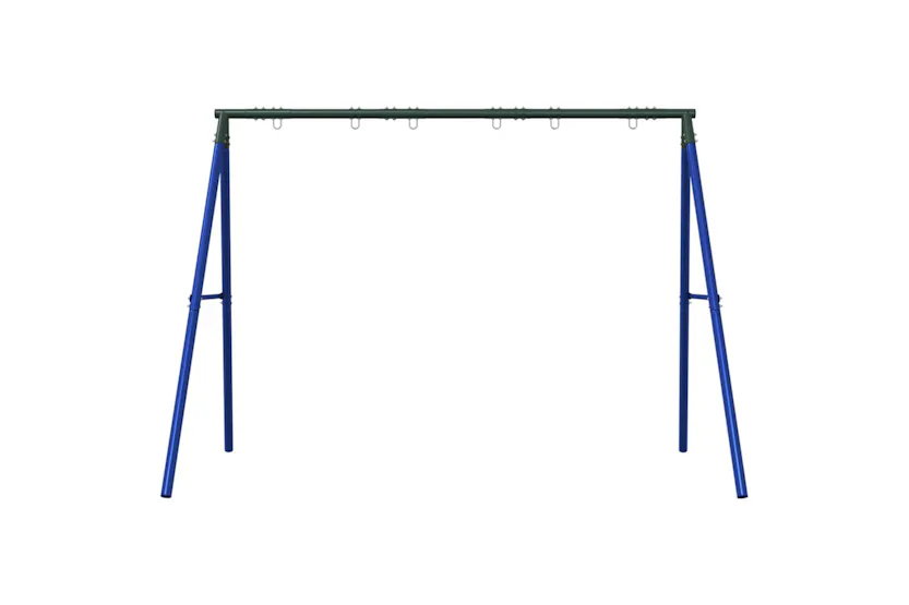 vidaXL 4009877 Swing Frame For Outdoor With 6 Hanging Hooks Blue Steel vidaXL 4009877 Swing Frame For Outdoor With 6 Hanging Hooks Blue Steel