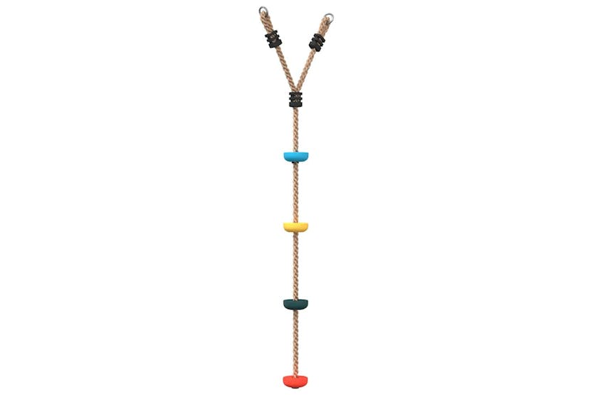 Vidaxl Disc Rope Swing For Kids With 4 Treads Multicolour Vidaxl Disc Rope Swing For Kids With 4 Treads Multicolour