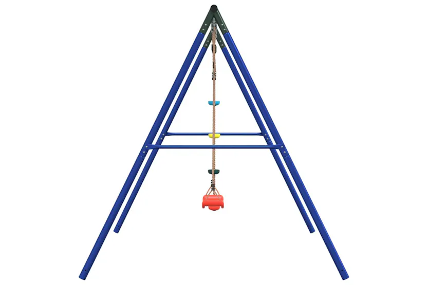 vidaXL 3283588 Outdoor Swing Set With Swing And Disc Swing vidaXL 3283588 Outdoor Swing Set With Swing And Disc Swing
