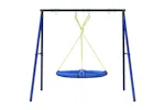 vidaXL 3283583 Outdoor Swing Set With Saucer Swing vidaXL 3283583 Outdoor Swing Set With Saucer Swing